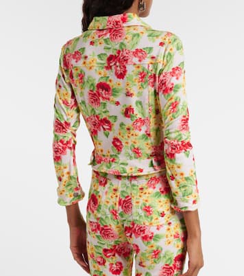 Ojalva floral denim jacket | Acne Studios