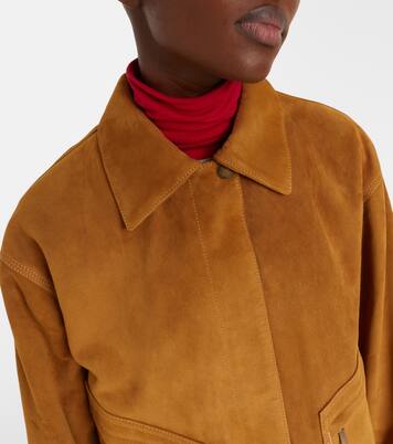 Cropped-Jacke aus Veloursleder | 7 For All Mankind
