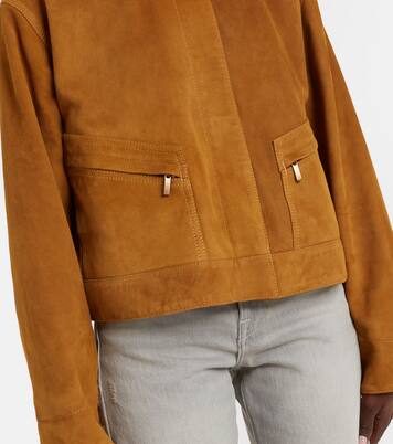 Cropped-Jacke aus Veloursleder | 7 For All Mankind