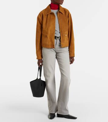 Cropped-Jacke aus Veloursleder | 7 For All Mankind