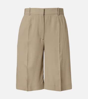 High-Rise Bermuda-Shorts | Toteme