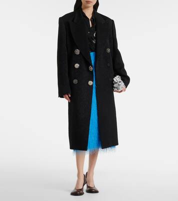 Rosea embellished coat | Dries Van Noten