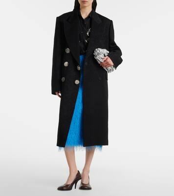 Rosea embellished coat | Dries Van Noten