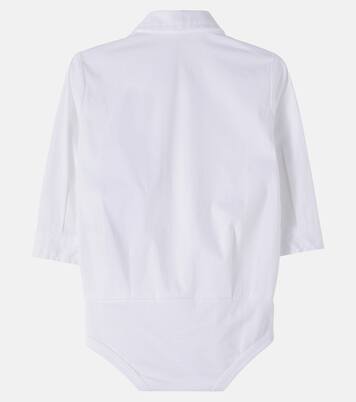 Baby cotton-blend poplin bodysuit | Il Gufo
