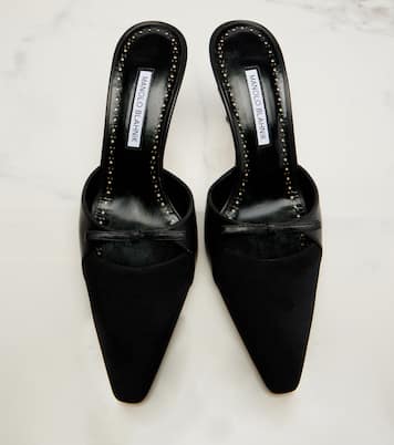 Tapidpla leather mules | Manolo Blahnik