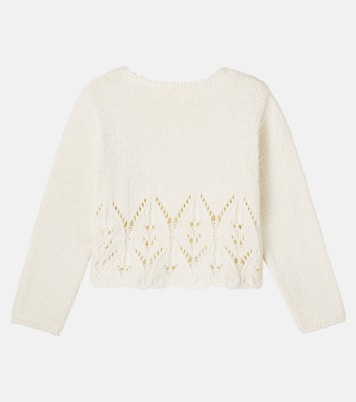 Pullover Lysa in maglia di cotone con ricamo | Louise Misha