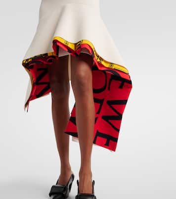 Robe asymétrique imprimée | Loewe