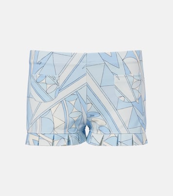 Manuba ruffled jersey shorts | Pucci