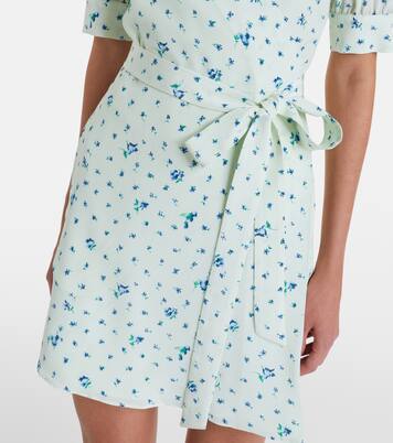 Floral silk minidress | Alessandra Rich