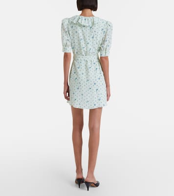 Floral silk minidress | Alessandra Rich