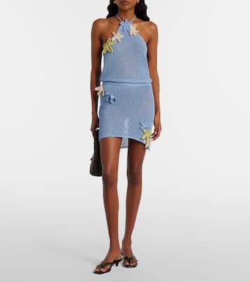 Minifalda calada Cori de lamé | Bananhot