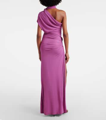 Embellished halterneck jersey gown | Christopher Esber