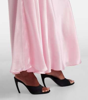 Lace-trimmed silk cocktail dress | Rodarte