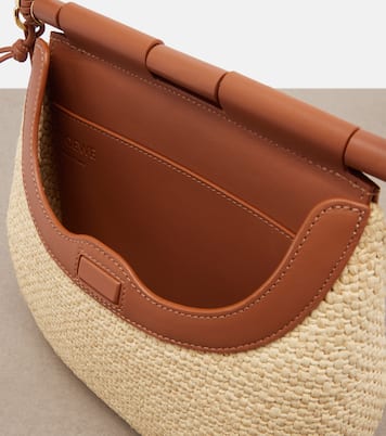 Paula's Ibiza Pescador Medium raffia shoulder bag | Loewe