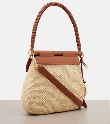 Paula's Ibiza Pescador Medium raffia shoulder bag | Loewe