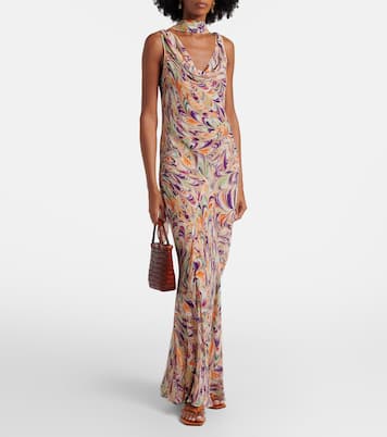 Robe longue Harper à imprimé | Alexandra Miro