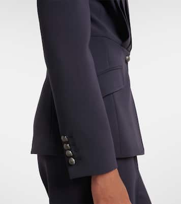 Blazer de crepé cady plisado | Max Mara