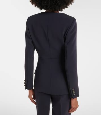 Blazer de crepé cady plisado | Max Mara