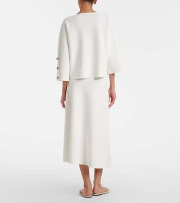 Crêpe midi skirt | Max Mara