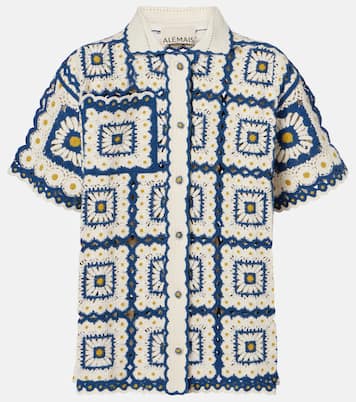 Dolly crochet cotton shirt | Alémais