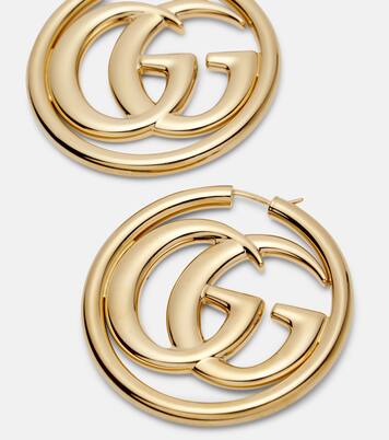 Pendientes de aro GG Marmont | Gucci