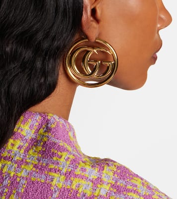 Pendientes de aro GG Marmont | Gucci
