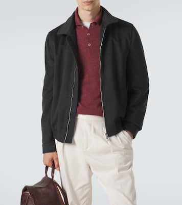 Blouson en laine vierge | Brunello Cucinelli