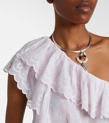 Lalia embroidered ruffled minidress | Marant Etoile