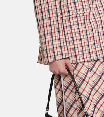 Checked wool blazer | Prada