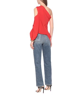 One-shoulder wool sweater | Monse