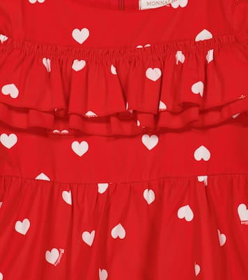 Robe Heart en coton | Monnalisa