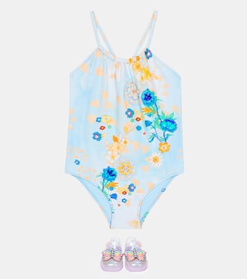 Bedruckter Badeanzug Gazette | Vilebrequin Kids