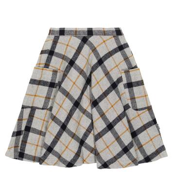 Jupe Becca en coton à carreaux | Molo