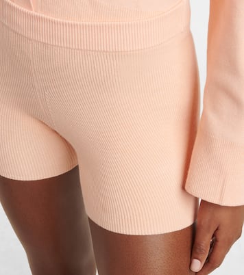 Arch ribbed-knit biker shorts | Live The Process