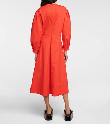 White Label Midikleid aus Popeline | Proenza Schouler