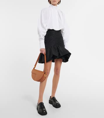 Minirock aus Faille | Patou