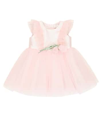 Bébé – Robe imprimée en tulle | Monnalisa
