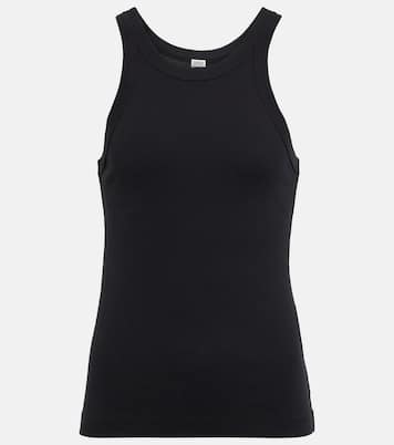 Cotton-blend jersey tank top | Toteme
