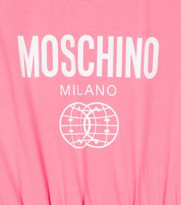 Printed cotton jersey playsuit | Moschino Kids
