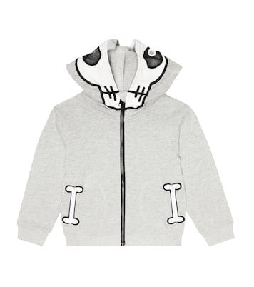 Kapuzenjacke aus Baumwoll-Jersey | Stella McCartney Kids