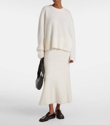 Natalia brushed cashmere sweater | Lisa Yang