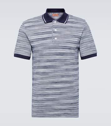 Striped cotton polo shirt | Missoni
