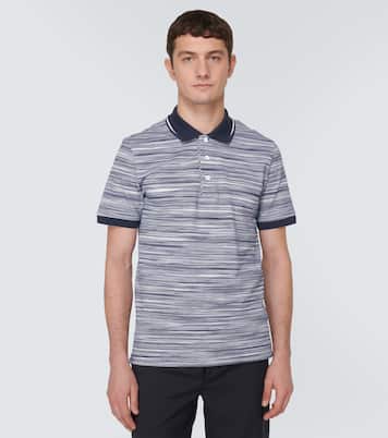 Striped cotton polo shirt | Missoni