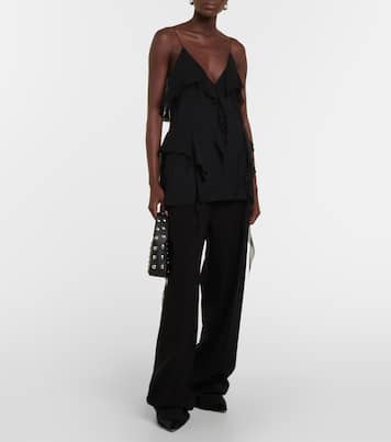 Top Piet aus Seidenchiffon | Khaite