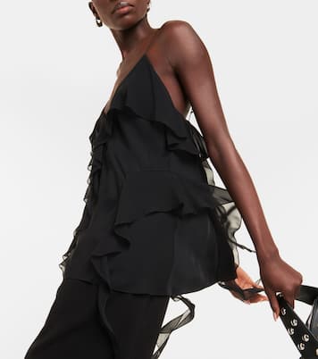 Top Piet aus Seidenchiffon | Khaite