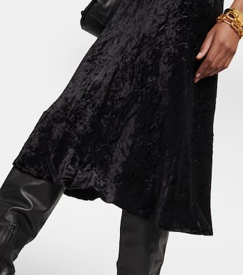 Robe midi en velours | Vince