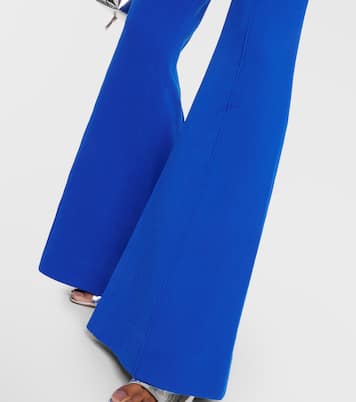 Asymmetric wool crêpe jumpsuit | Roland Mouret