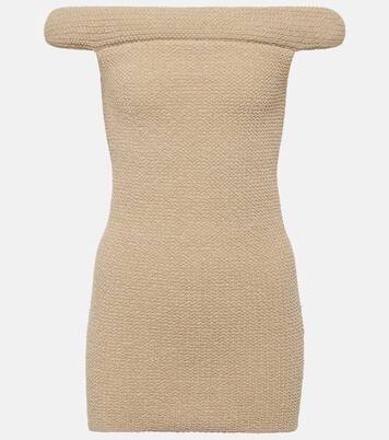 Top imprimé à encolure bardot | Toteme