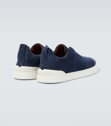 Triple Stitch suede sneakers | Zegna