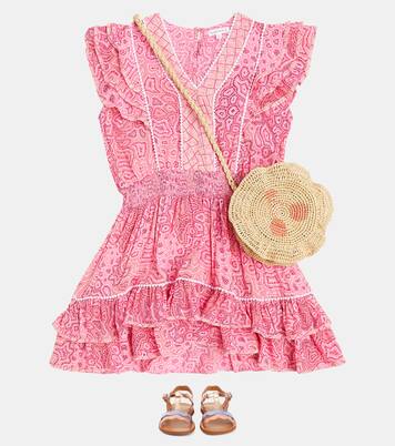 Fina raffia shoulder bag | Bonpoint